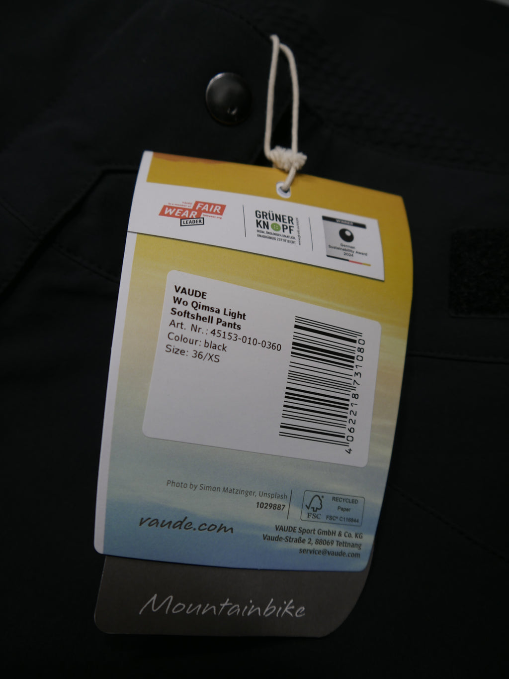 VAUDE Wo Qimsa Light Softshell Pants Damen