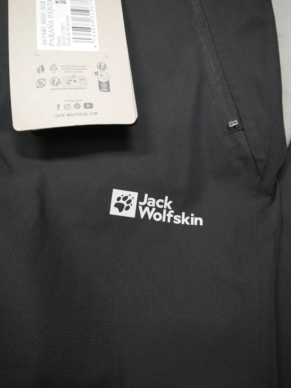 Jack Wolfskin Parana Pants W black