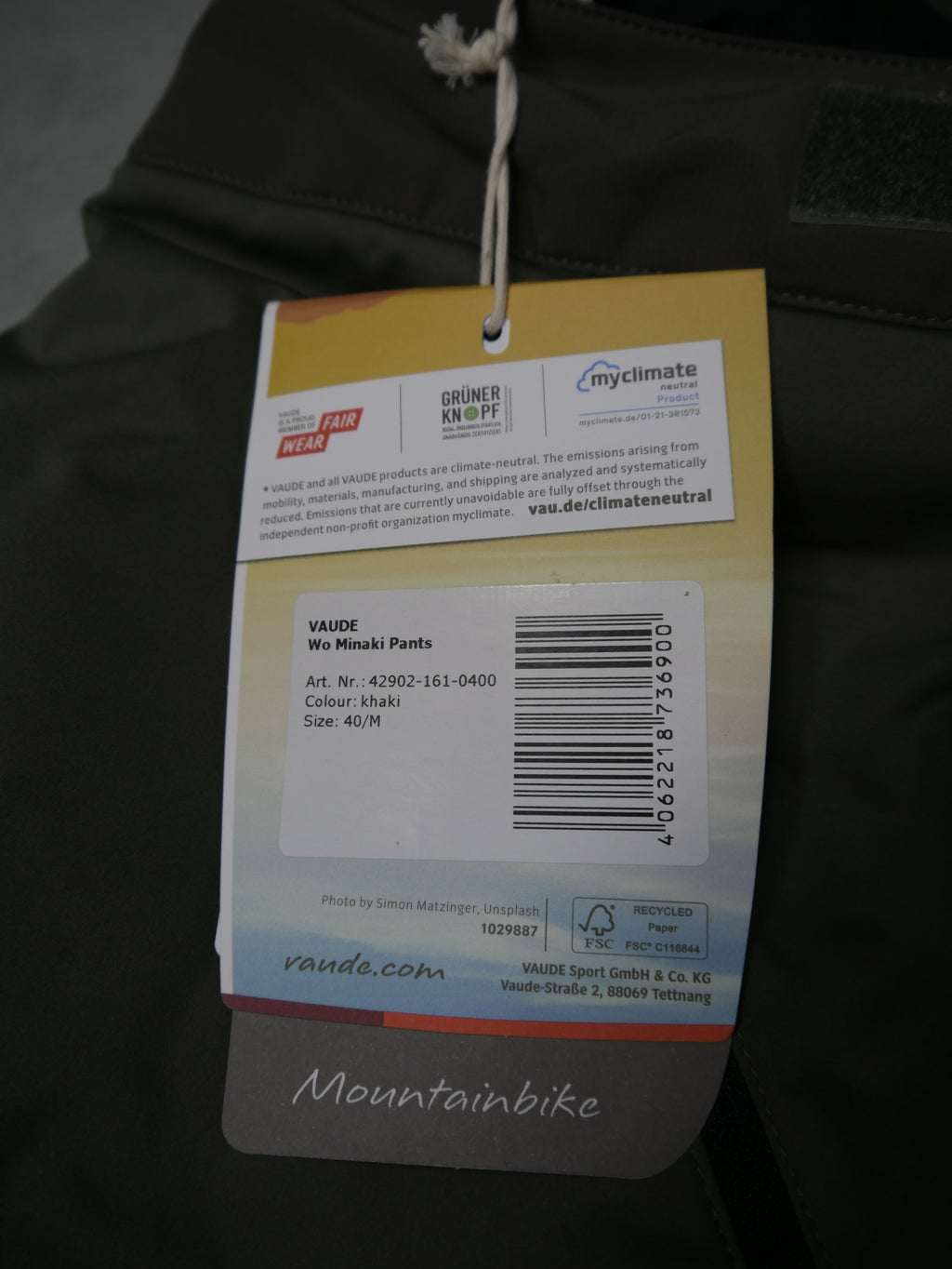 Vaude Wo Minaki Pants Damen