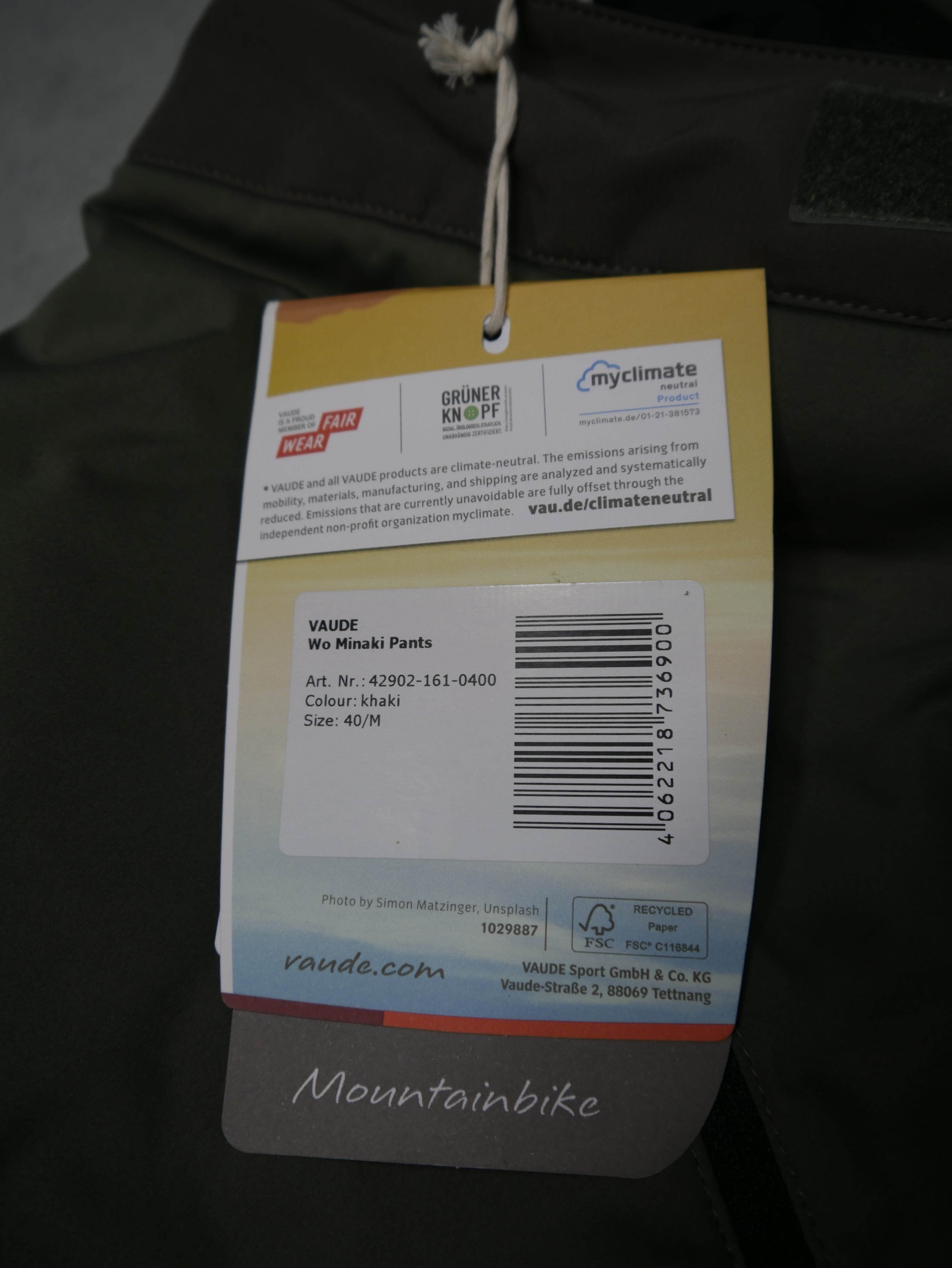 Vaude Wo Minaki Pants Damen